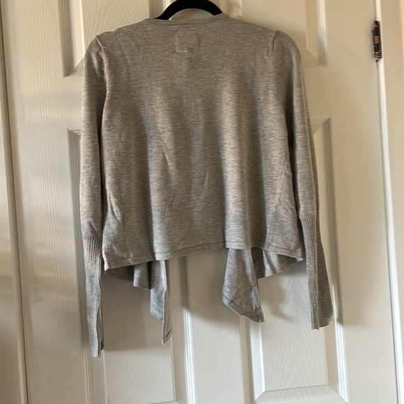 Chaser cropped grey open cardigan - Picture 4 of 4